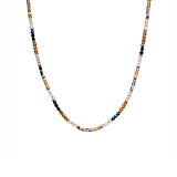 Shimmer 925 Sterling Silver Crystal Necklace