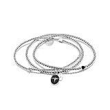 Silhouette Silver Bracelet Stack