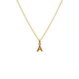 Itsy Bitsy Initial Gold Plated Necklace