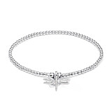 Santeenie Silver Charm Bracelet - Dragonfly