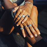 NU & MII St Christopher Silver Ring