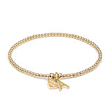 Santeenie Gold Plated Charm Bracelet - Initial