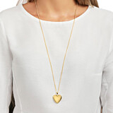 Outlet Amorette Heart Gold Plated Necklace