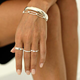 Outlet NU & MII Shine Silver Ring