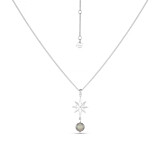 Wish Upon A Star Labradorite Silver Necklace