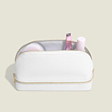 Stackers Pebble White Cosmetic and Jewellery Bag