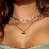 Outlet NU & MII Paloma Gold Plated Chain Necklace
