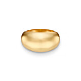 NU & MII Dome Gold Plated Ring