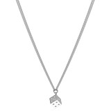 Outlet Lucky Dice Double Chain Silver Necklace
