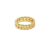 Outlet NU & MII 90s Chain Gold Ring