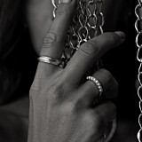 Outlet NU & MII Pina Pearl Gold Ring