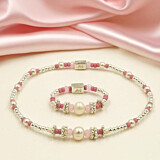 Eveline Pearl Bracelet & Ring Set