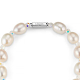 Harmony Pearl Silver Charm Bracelet - Personalised