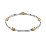 Fili Silver and Gold Plated Bracelet
