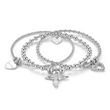 Mini Santi Silver Stack