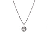 42 Men's Lion Pendant Silver Necklace