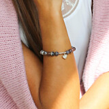 Milan Precious Silver Charm Bracelet