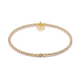 Aster Gold Plated Bracelet - Labradorite