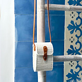 Belle Wicker Cross Body Bag - Choice of Colour