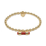 Spirit T-Bar Gold-Filled Bracelet - Choice of Colour