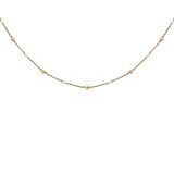 Outlet Tiny Star Pearl Gold Necklace