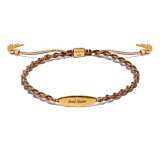 Outlet Soul Sister Gold Plated Friendship Bracelet - Taupe