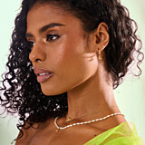 Papillon Gold Plated Hoop Earrings