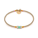 Boho Neon Gold Plated Bracelet
