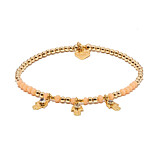 Samoa Gold Plated Charm Bracelet - Fatima Hand