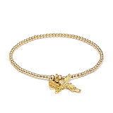 Santeenie Gold Plated Charm Bracelet - My Guardian Angel