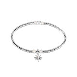 Blissful Astra Silver Charm Bracelet