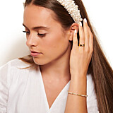 Outlet Samara Pearl Gold Plated Ring