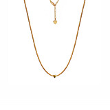 Harmony Heart Gold Plated Necklace - Natural