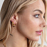 NU & MII Vintage Huggy Hoop Gold Plated Earrings