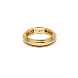 Outlet NU & MII Art Deco Gold Plated Ring