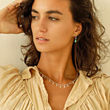 Teardrop Silver Necklace