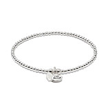Santeenie Silver Charm Bracelet - Choice of Affirmation