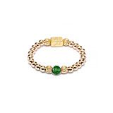 Aster Trio Gold Plated Ring Stack