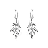 Leaf Silver Earrings