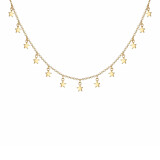 Outlet Galaxy Star Gold Necklace