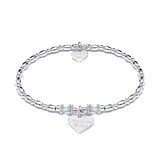 Dementia Support - Memories Matter Silver Charm Bracelet
