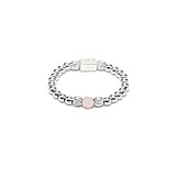 Aster Silver Ring - Rose Quartz