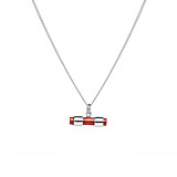 Spirit T-Bar 925 Sterling Silver Chain Necklace - Choice of Colour
