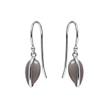 Imogen 925 Sterling Silver Hook Earrings - Choice of Colour