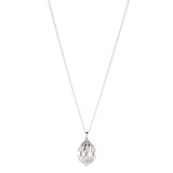 Keepsake Locket Silver Necklace - Initials