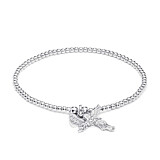 Santeenie Charm Sterling Silver Bracelet - My Guardian Angel