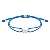 Outlet Third Eye Chakra Silver Friendship Bracelet - Dark Blue