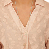 Outlet Lucky Dice Double Chain Silver Necklace