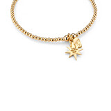 Santeenie Gold Plated Charm Bracelet - Wish upon a star