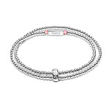Phoebe Looped Personalised Sterling Silver Bracelet - Rose